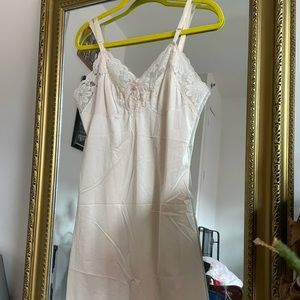 Cream vintage slip